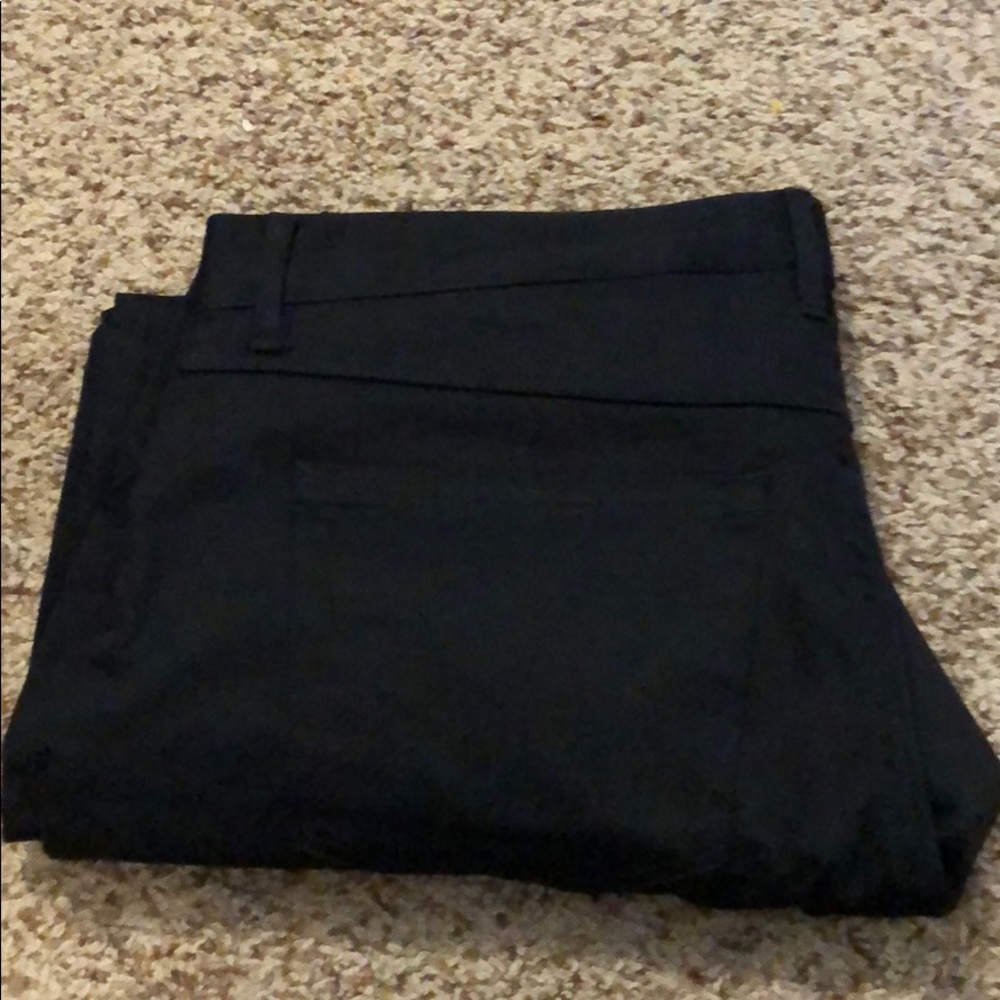 Black slacks- cut like denim.